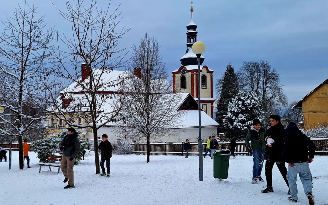 O velké přestávce venku