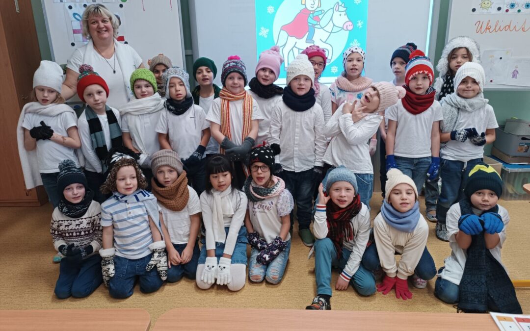 Bílá a modrá barva všem našim prvňáčkům opravdu sluší! 💙🤍