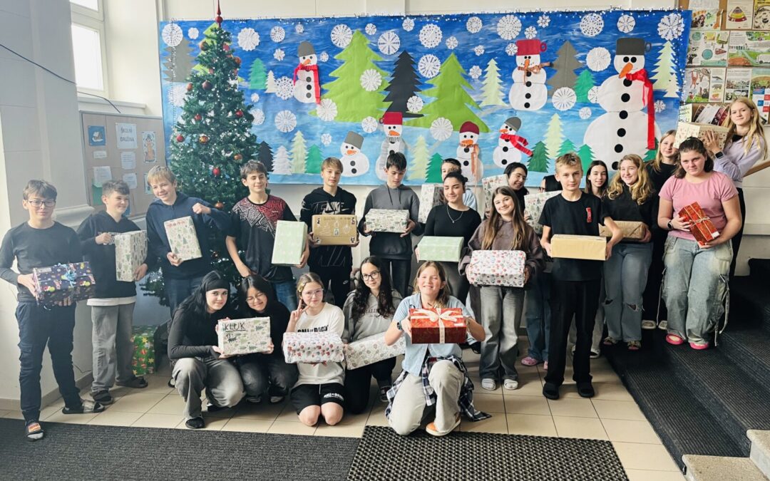 Naši sedmáci a osmáci ukázali, že mají srdce na pravém místě ❤️