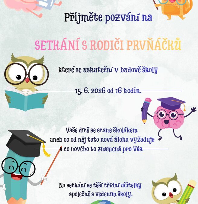 Setkání s rodiči prvňáčků