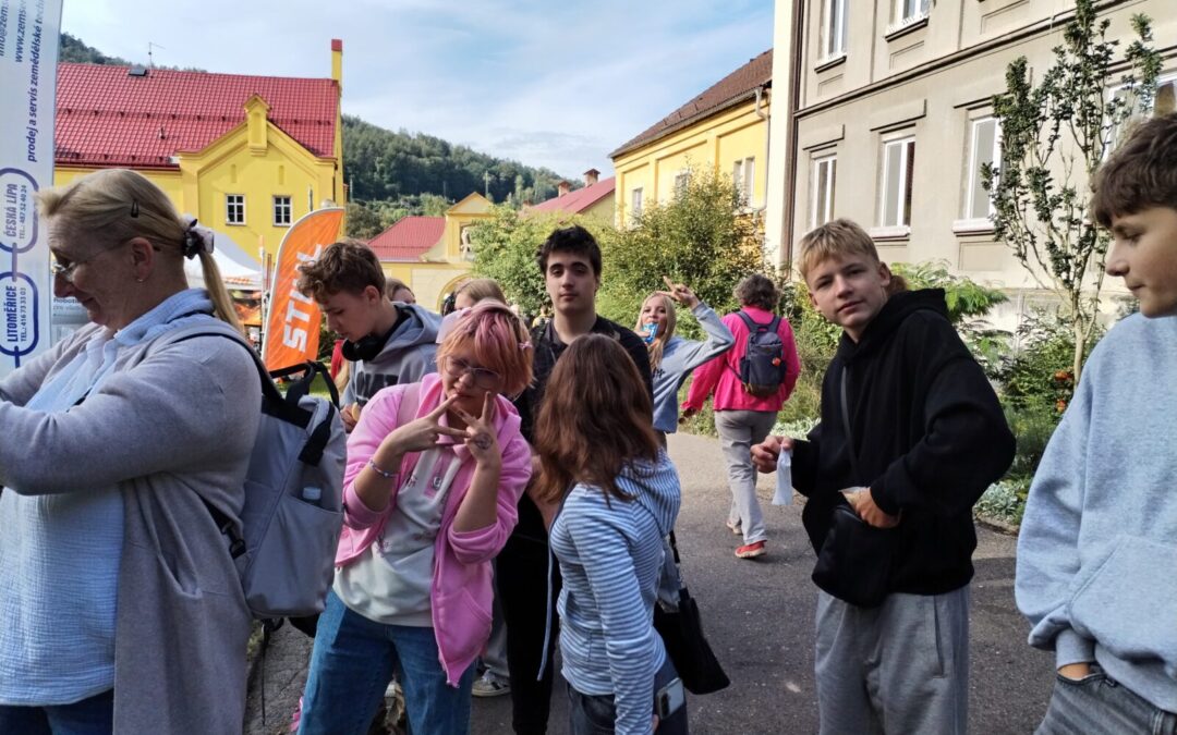 Deváťáci na exkurzi v Libverdě